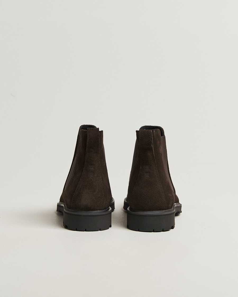 Herren | Boots | UBR | Thunder Chelsea Suede Boot Dark Brown