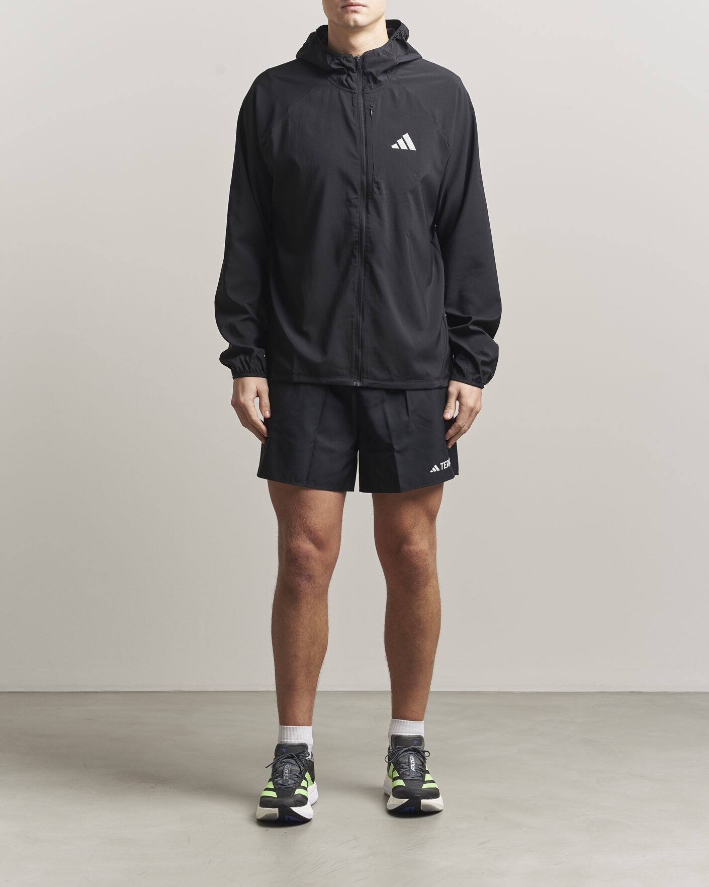 Herren | Jacken | adidas Performance | Running Hooded Jacket Black