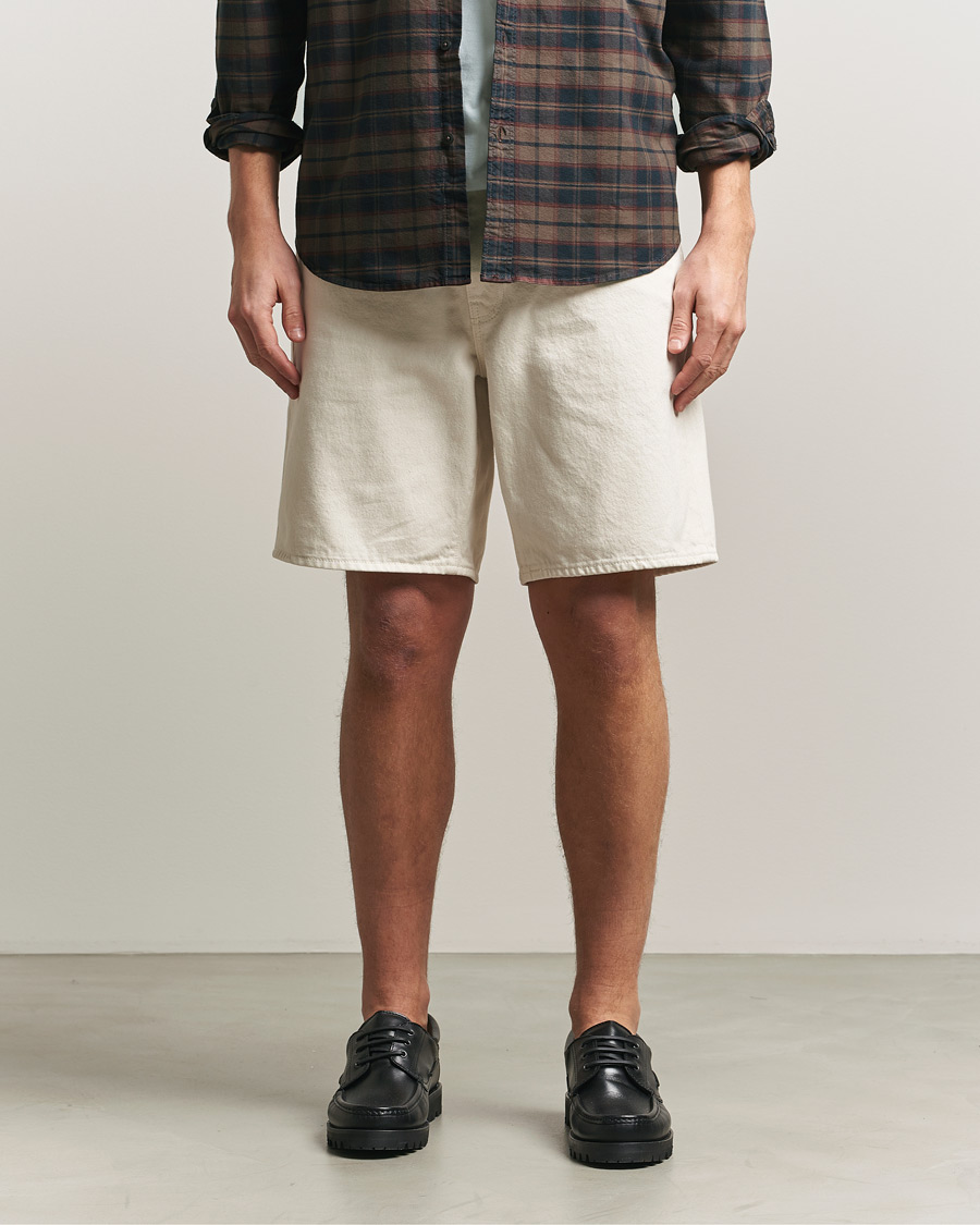 Herren | Shorts | Levi's | 468 Loose Denim Shorts Ecru Bone