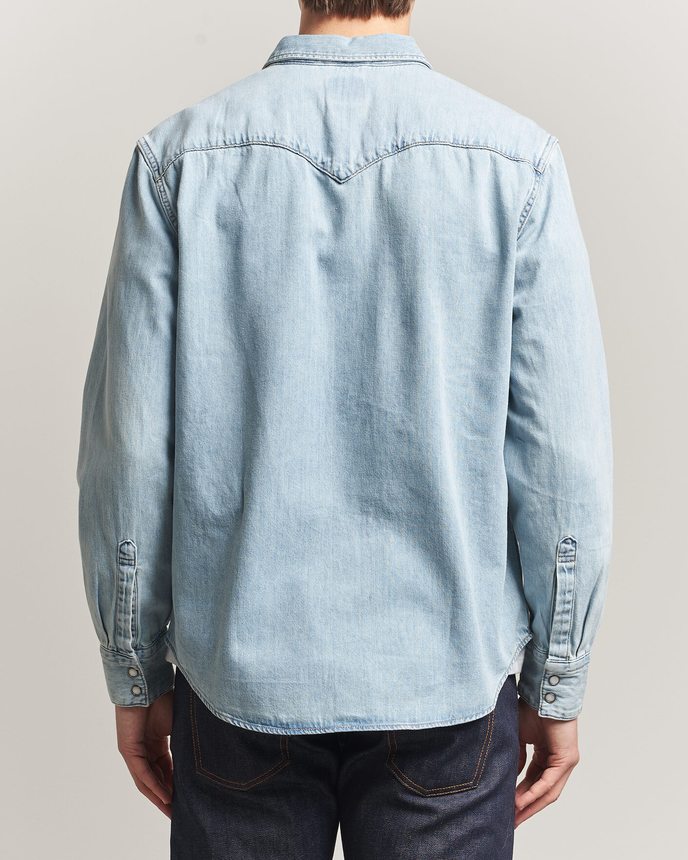 Herren | Hemden | Levi's | Barstow Western Standard Shirt Worn In Blue