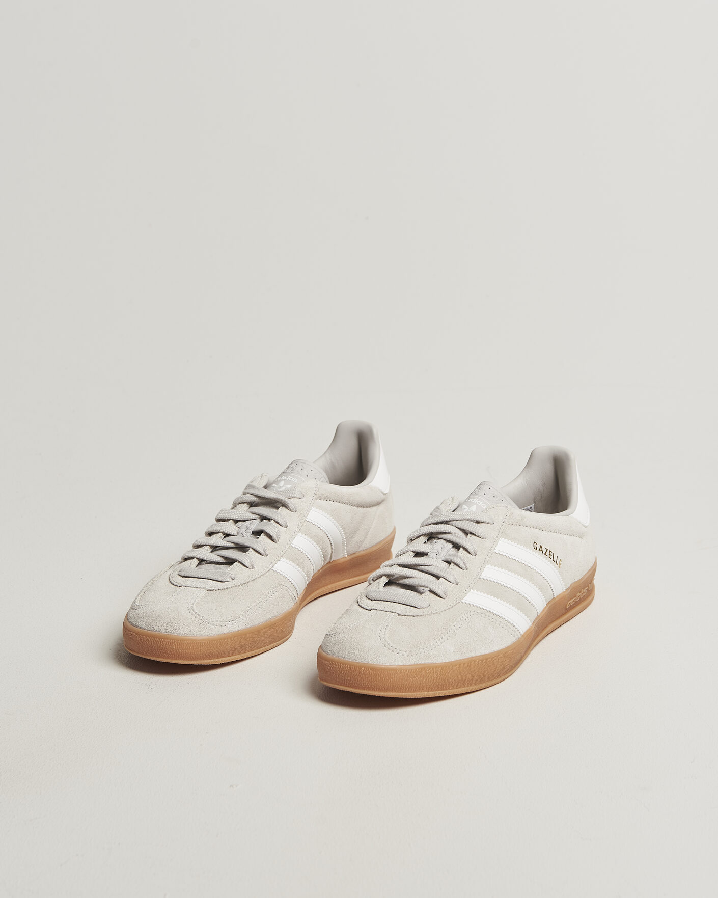 Herren | Sneaker | adidas Originals | Gazelle Indoor Sneaker Light Grey/White