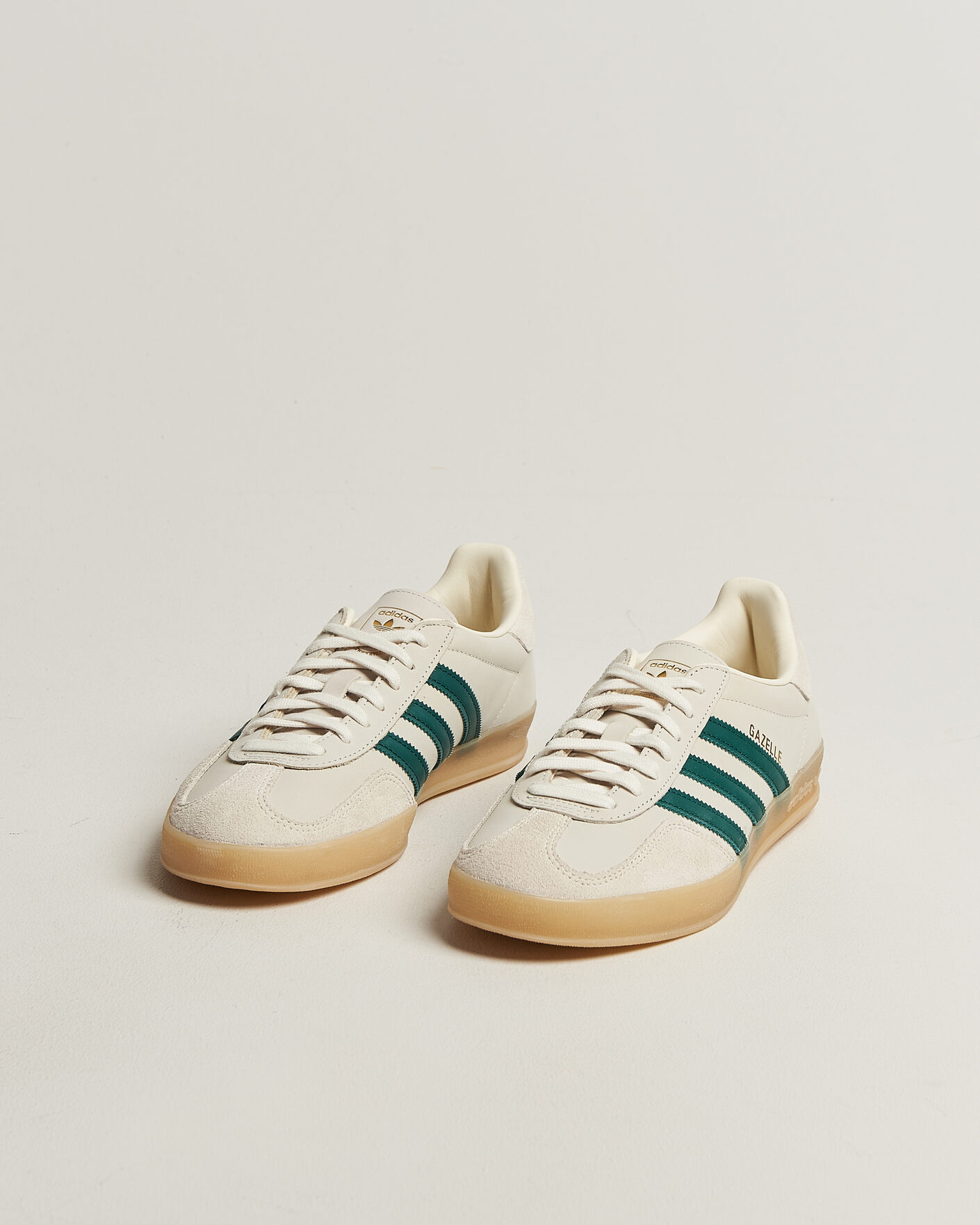 Herren | Sneaker | adidas Originals | Gazelle Indoor Sneaker Beige/Green