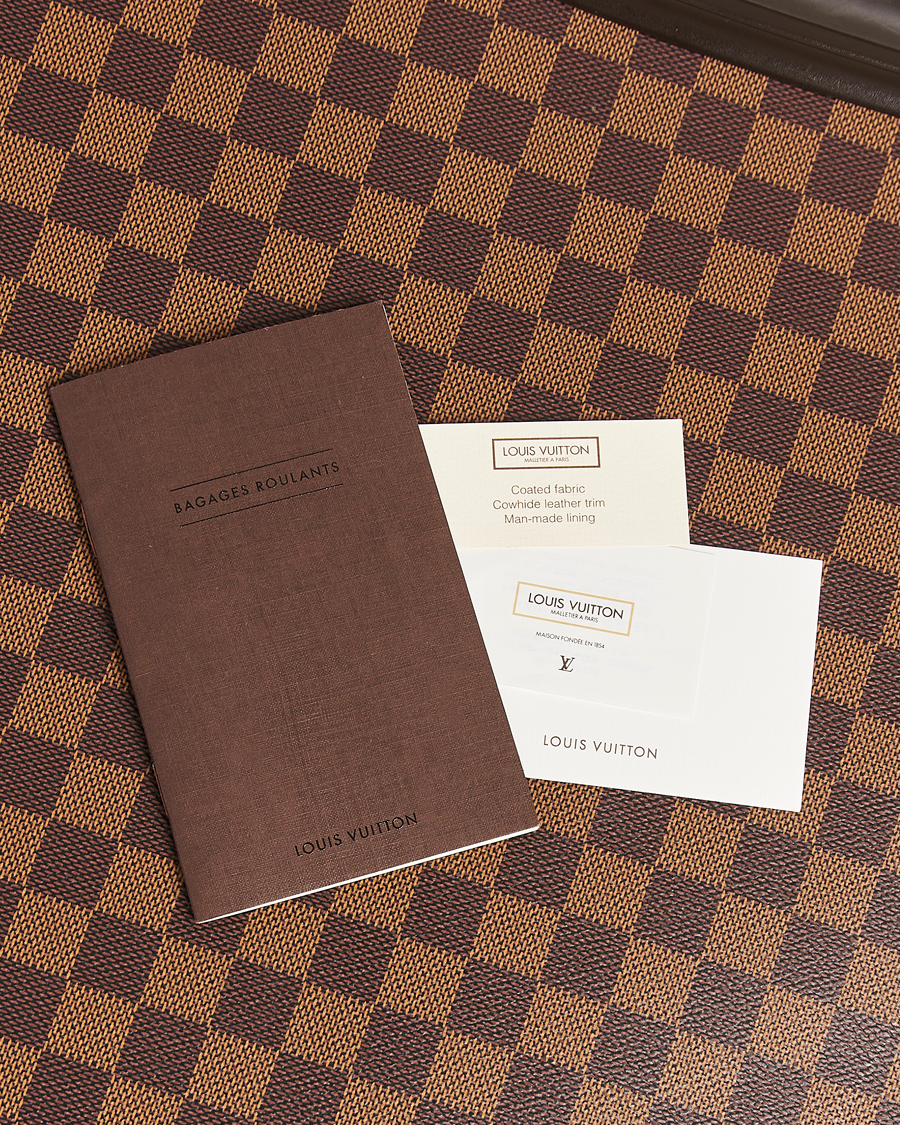 Herren | Pre-Owned & Vintage Bags | Louis Vuitton Pre-Owned | Pegase Trolley Case 50 Damier Ebene