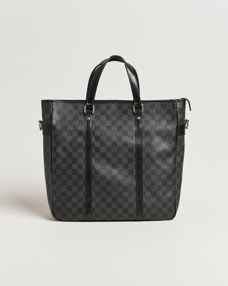 Herren | Louis Vuitton Pre-Owned Tadao Tote Bag Damier Graphite | Louis Vuitton Pre-Owned | Tadao Tote Bag Damier Graphite