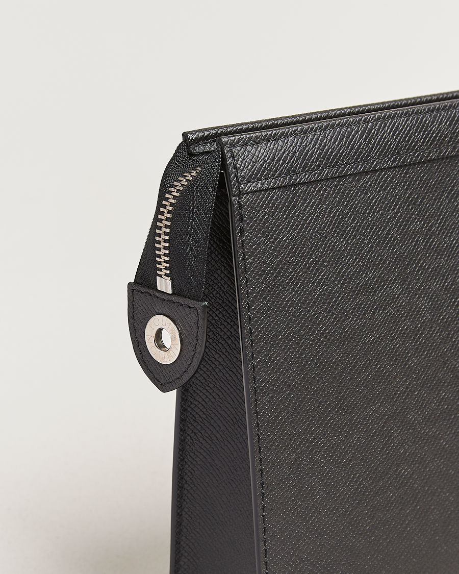 Herren | Pre-Owned & Vintage Bags | Louis Vuitton Pre-Owned | Pochette Voyage Taiga MM Black