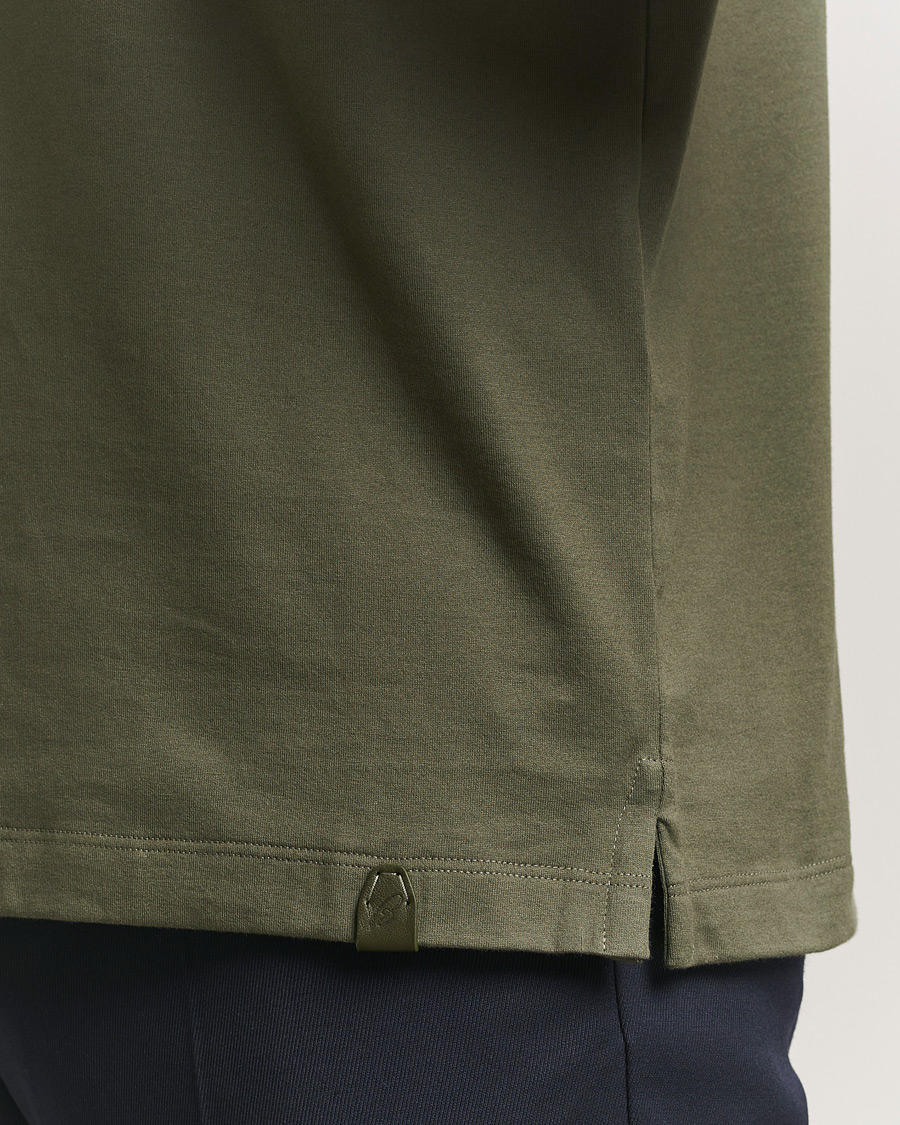 Herren | T-Shirts | Brioni | Short Sleeve Cotton T-Shirt Military