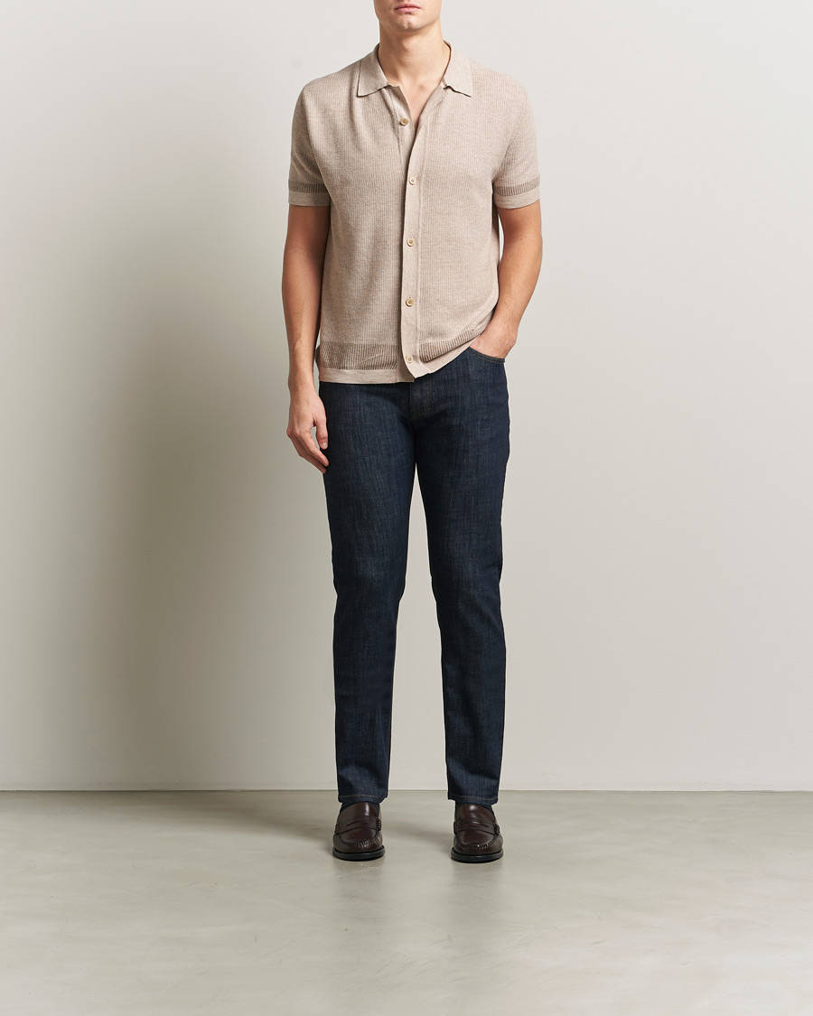 Herren | Jeans | Brioni | 5-Pocket Denim  Dark Blue Wash