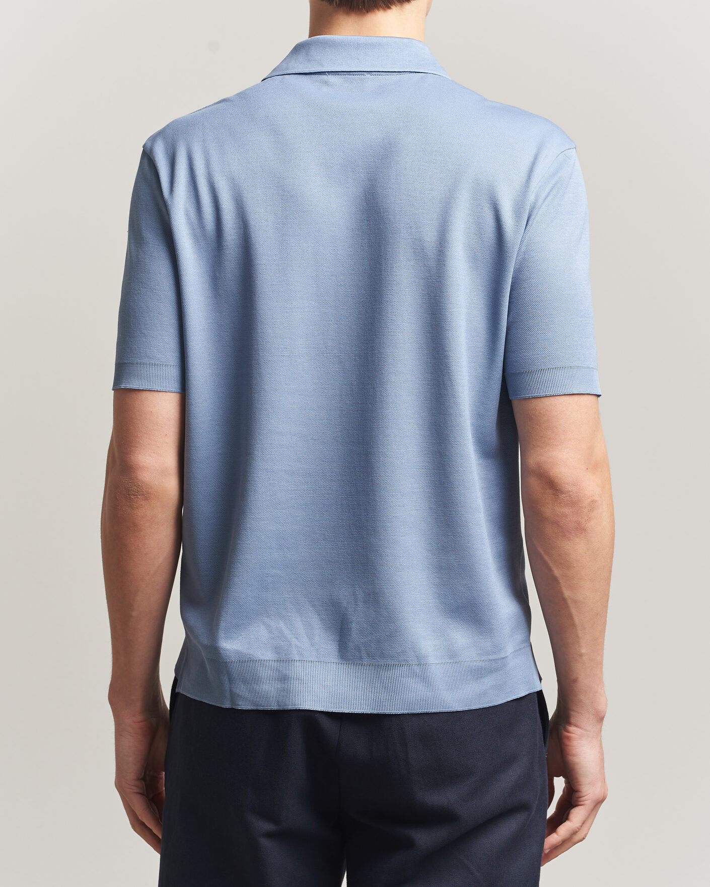 Herren | Poloshirts | Altea | Jersey Piquet Polo Light Blue