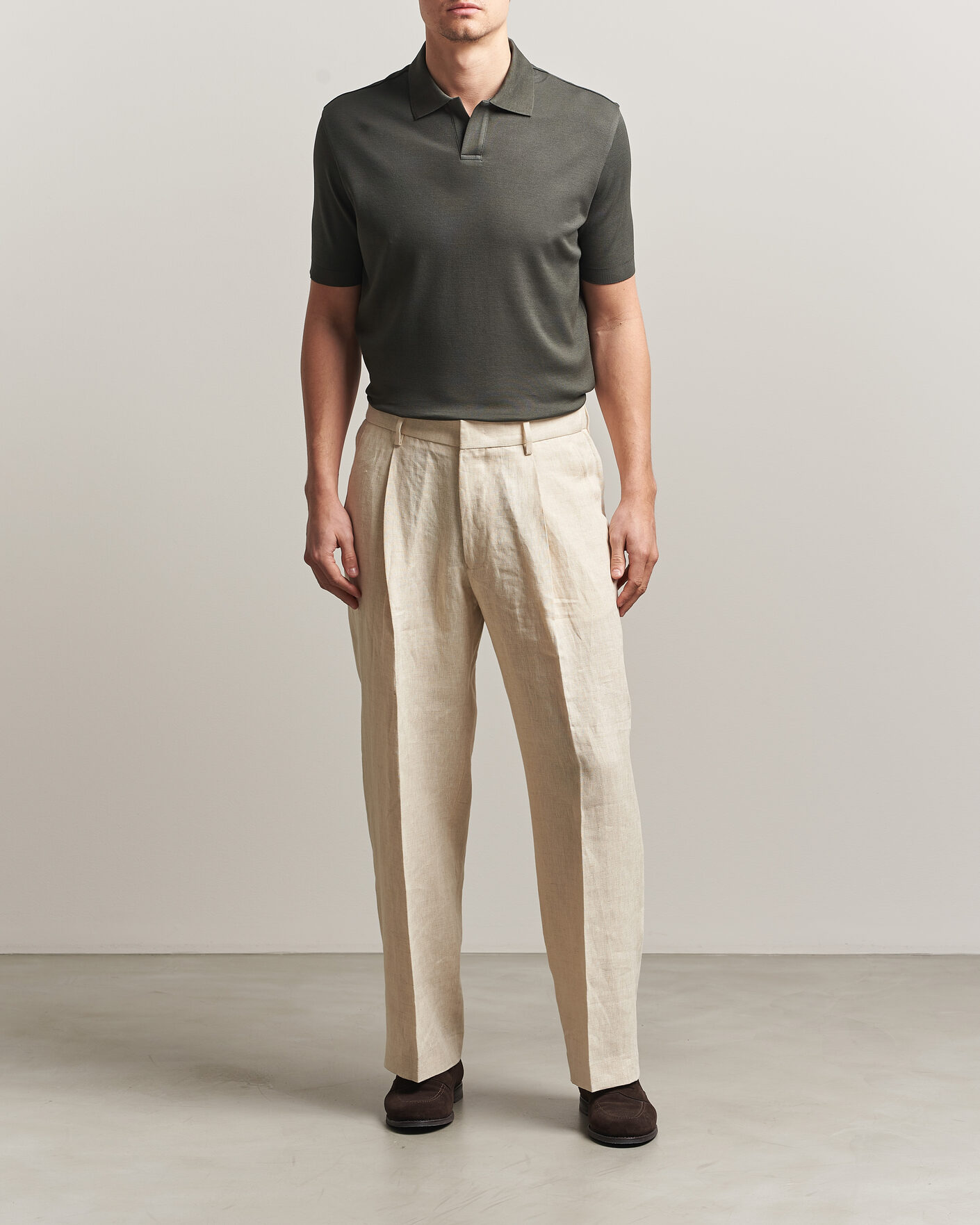 Herren | Poloshirts | Altea | Jersey Piquet Polo Dark Green