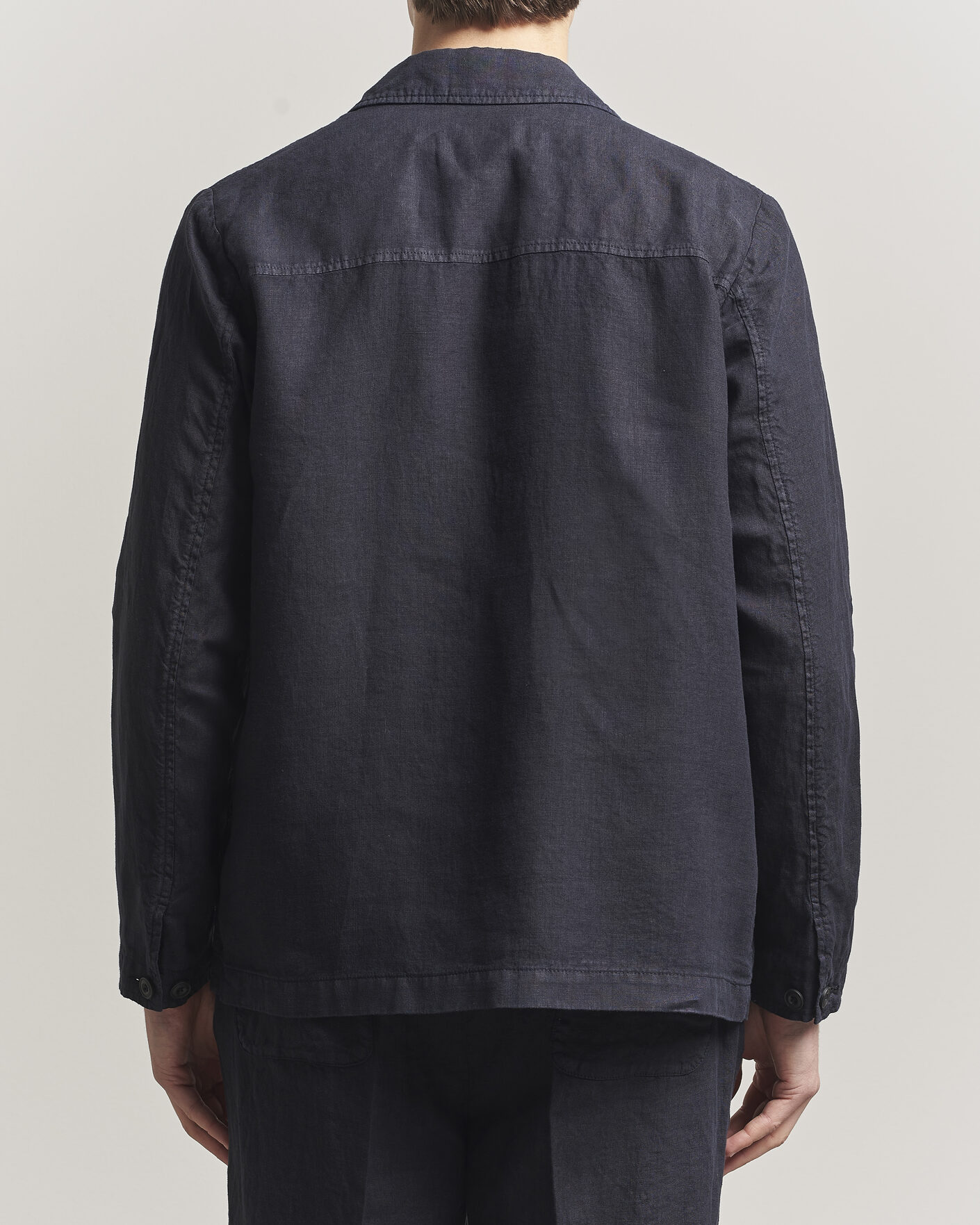 Herren | Jacken | Altea | Linen Chore Jacket Navy