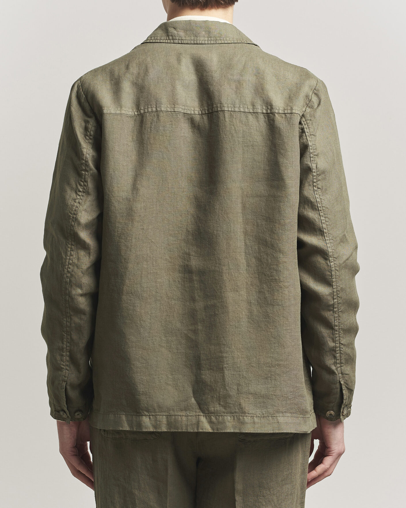 Herren | Jacken | Altea | Linen Chore Jacket Military