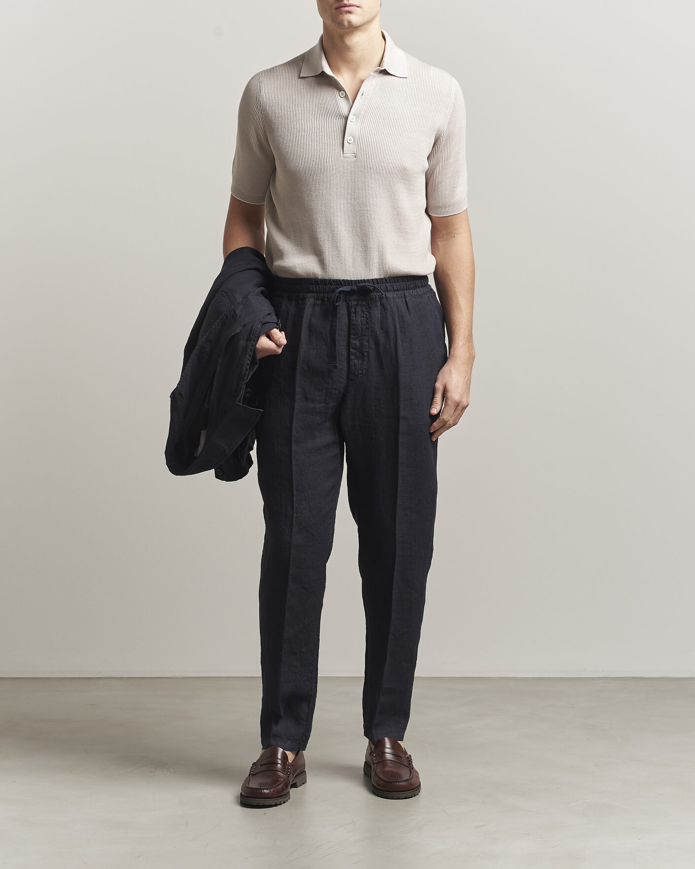 Herren | Hosen | Altea | Linen Pants Navy