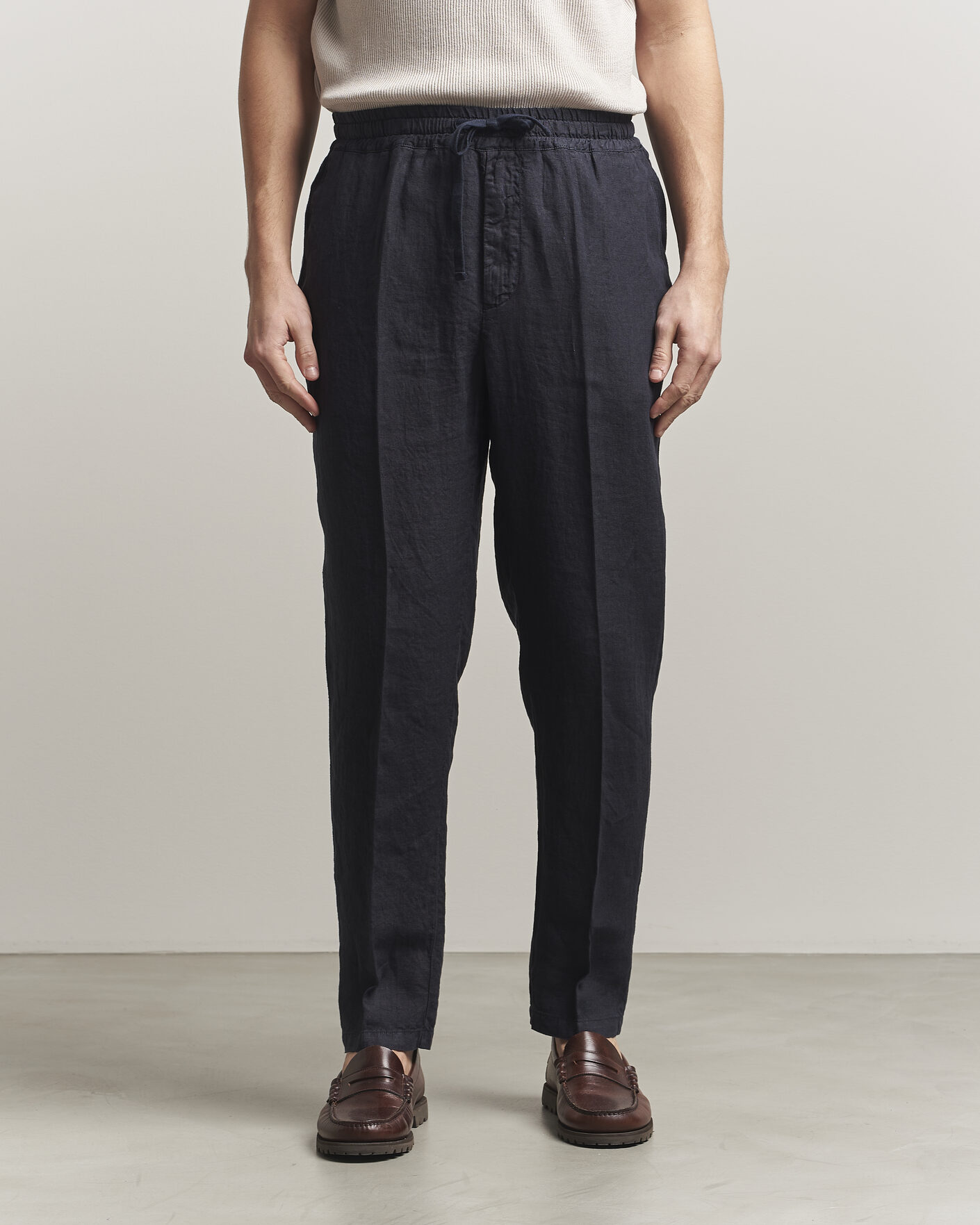 Herren | Hosen | Altea | Linen Pants Navy