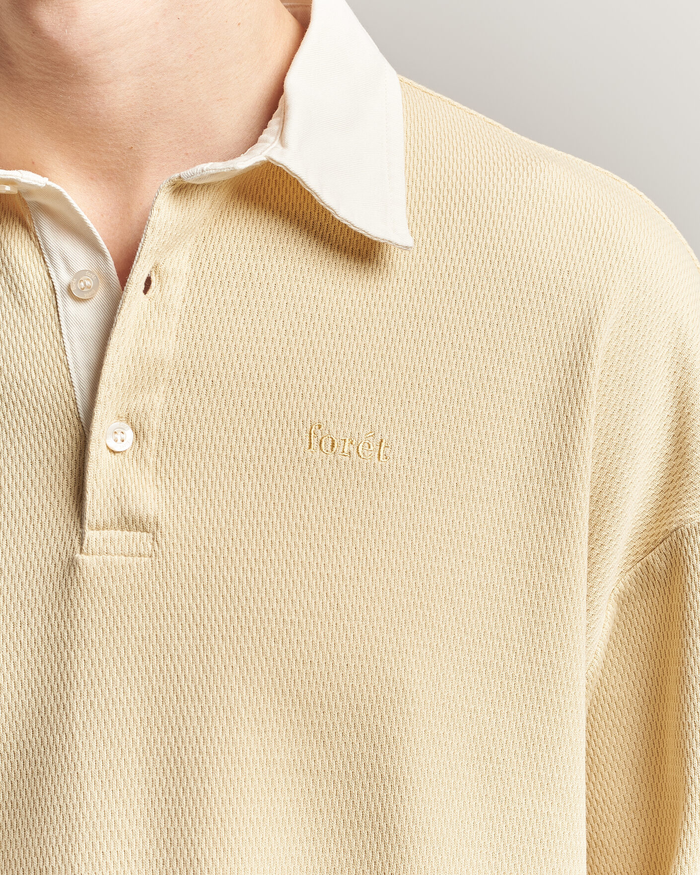 Herren | Pullover | Forét | Match Rugby Structured Sweatshirt Vintage Yellow