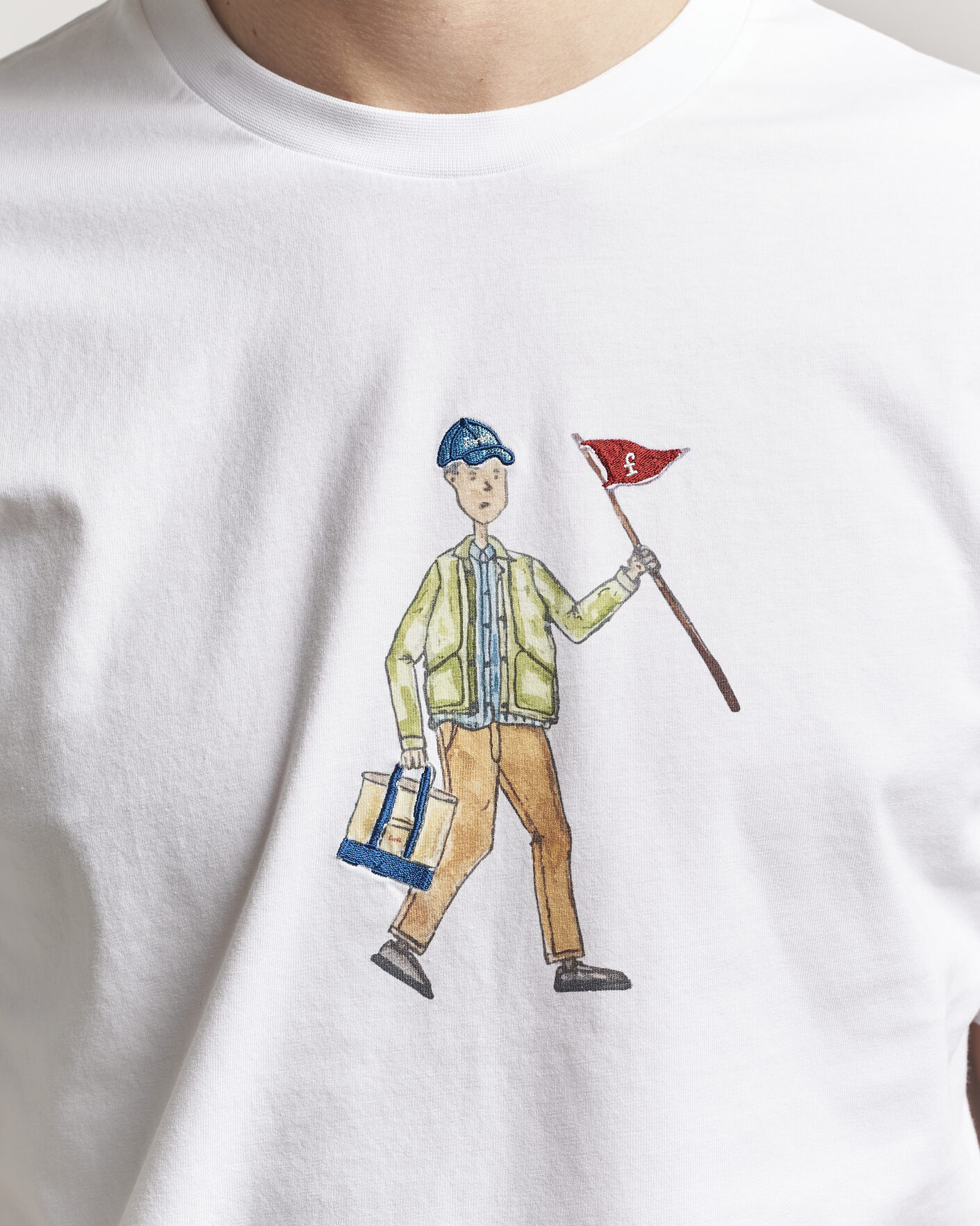 Herren | T-Shirts | Forét | Patrol T-Shirt White