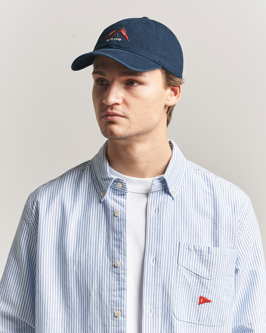 Herren | Hüte & Mützen | Forét | Pennant Washed Cap Navy