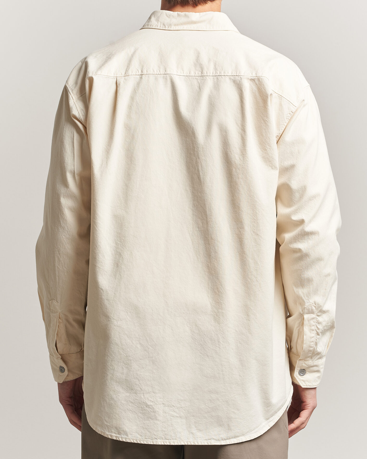 Herren | Hemden | Stone Island | Marina Cotton Panama Weave Overshirt Ivory