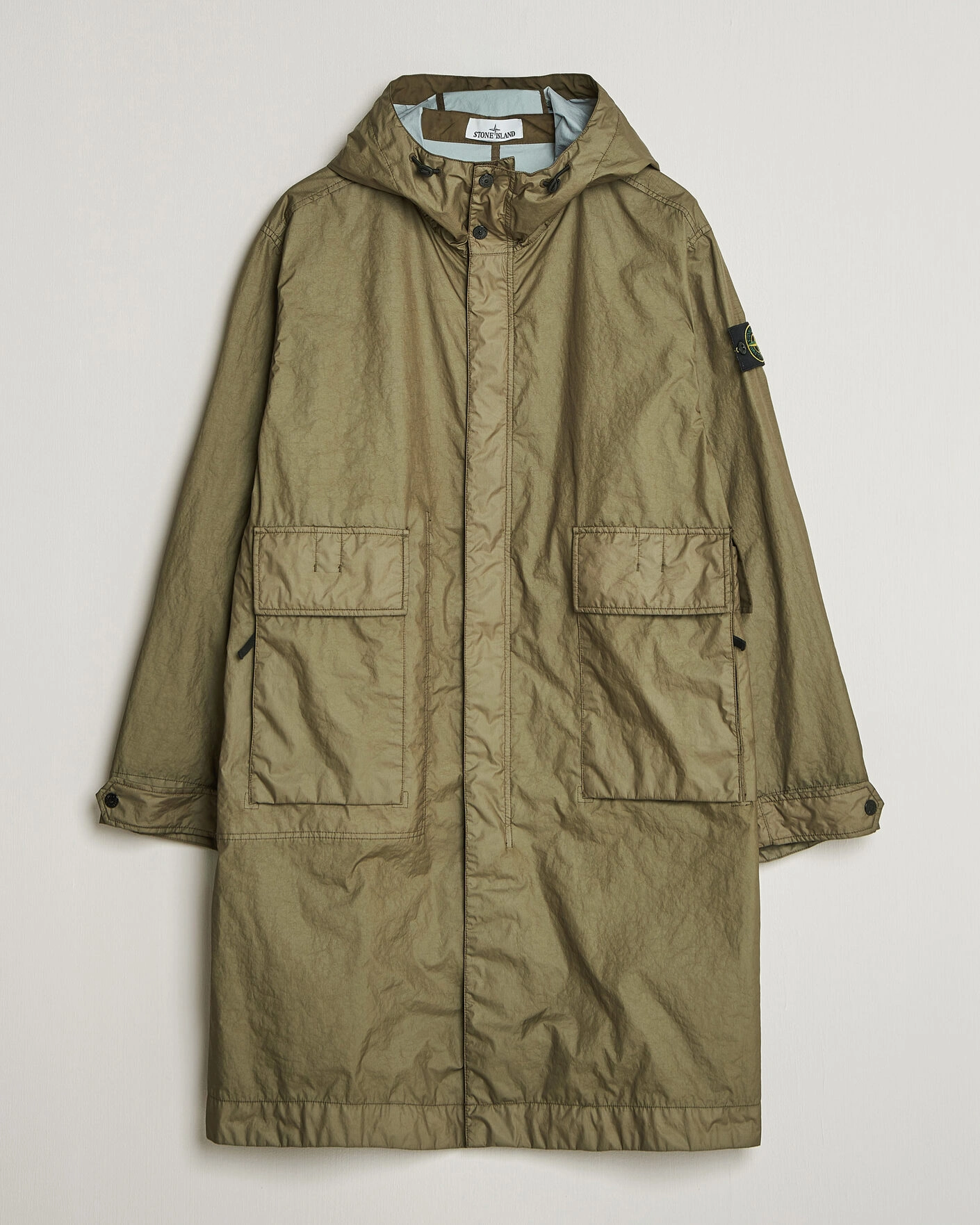 Herren | Jacken | Stone Island | Membrana 3L Hooded Parka Military Green