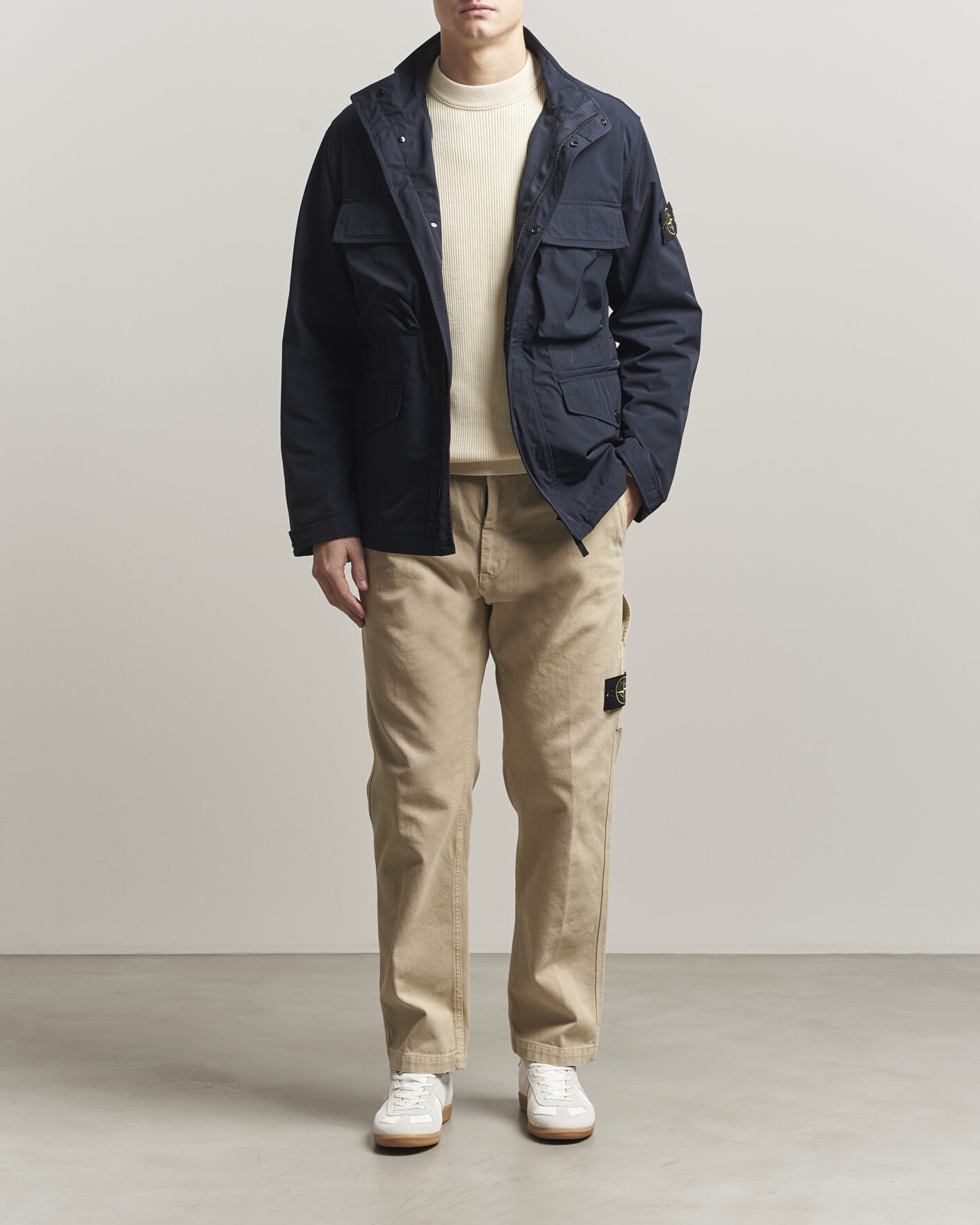 Herren | Jacken | Stone Island | Micro Twill Field Jacket Navy