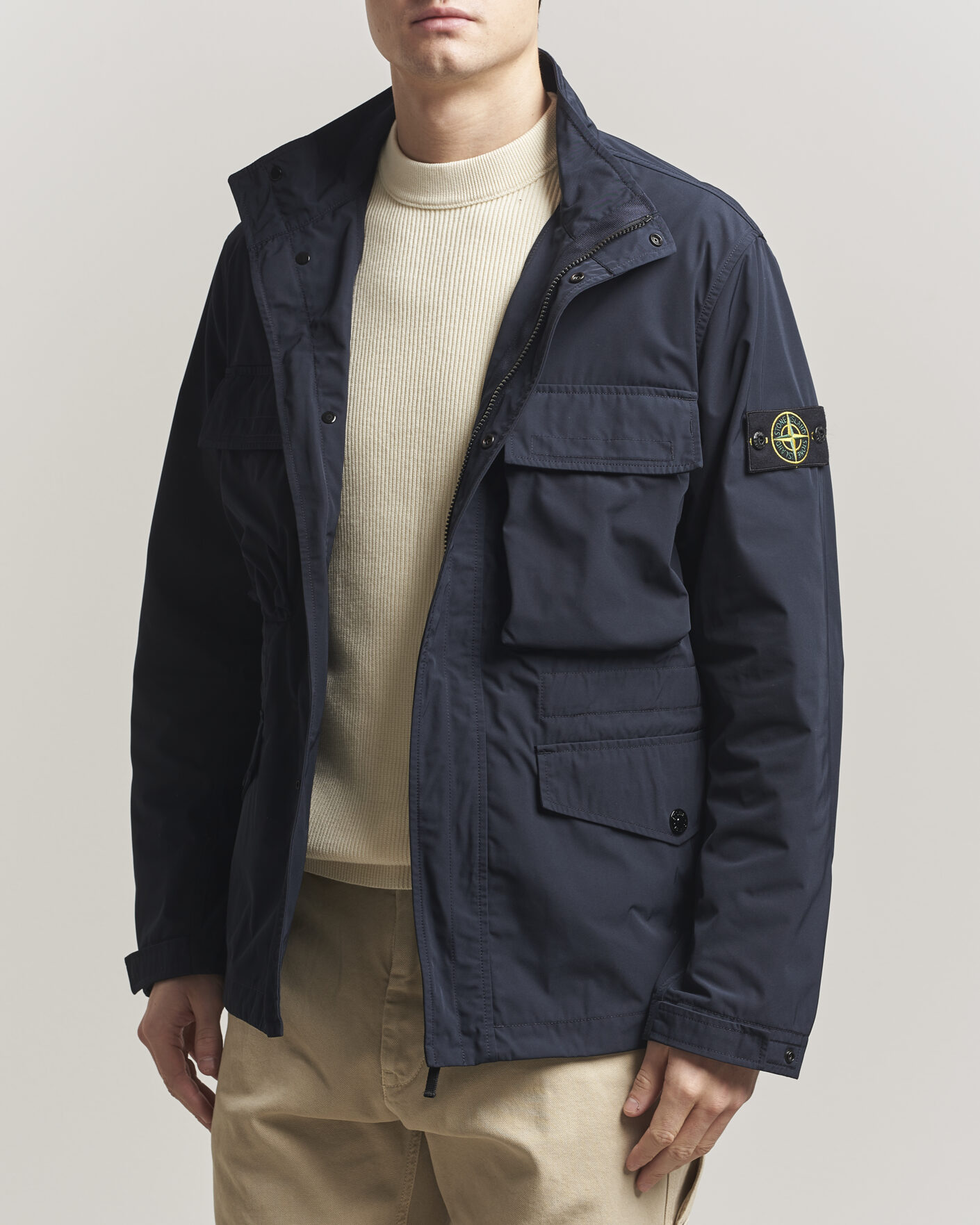 Herren | Jacken | Stone Island | Micro Twill Field Jacket Navy