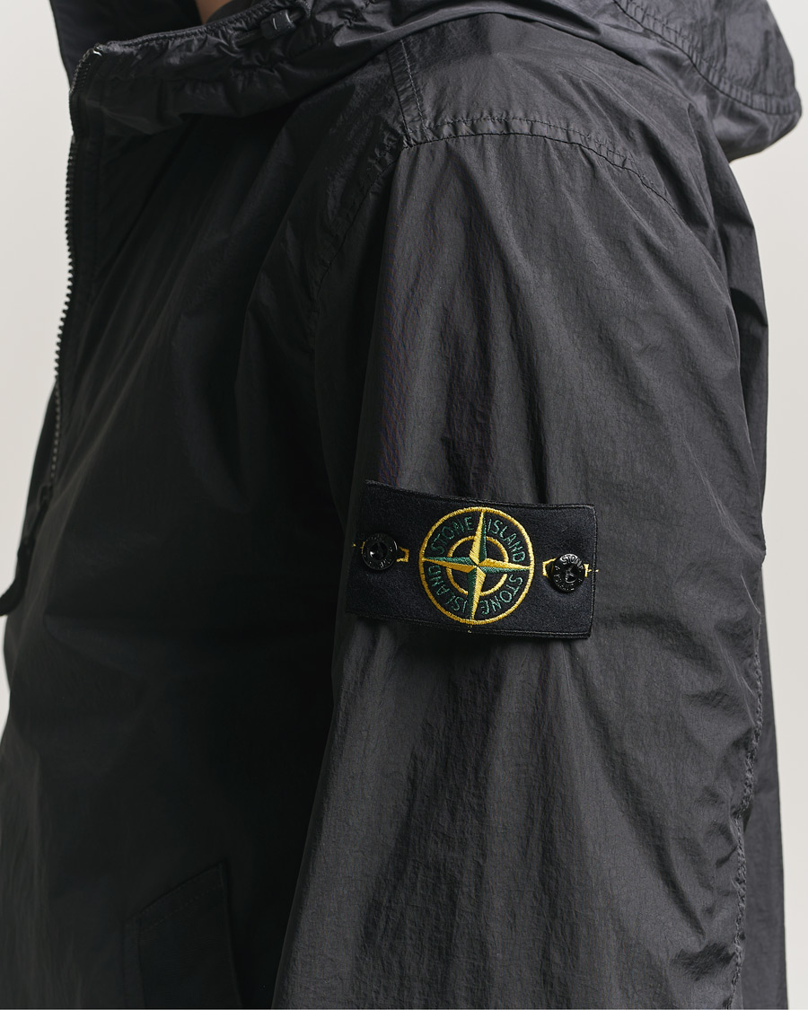 Herren | Jacken | Stone Island | Crinkle Reps Padded Hood Jacket Black