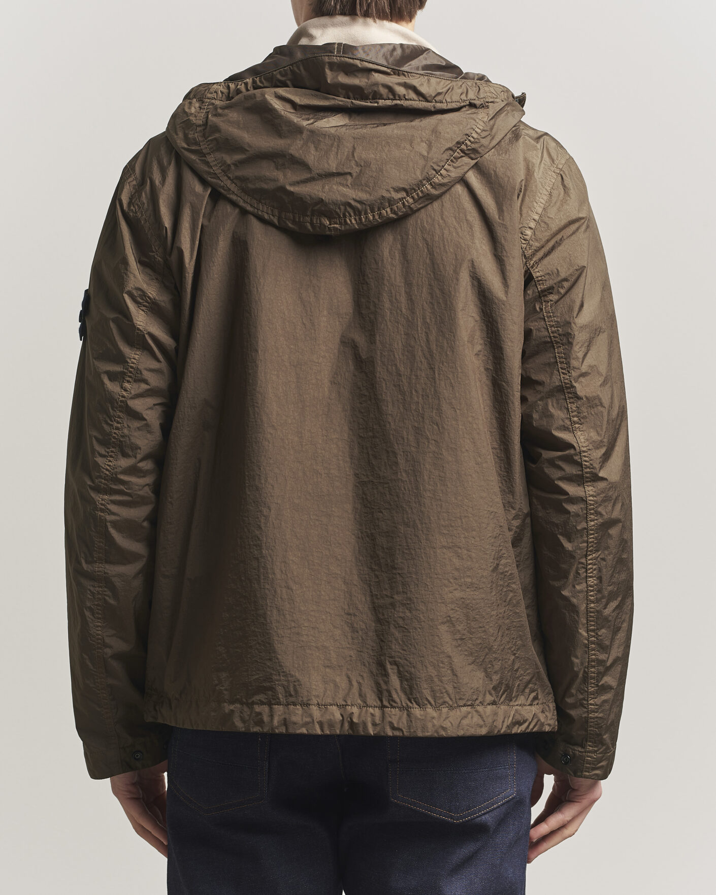 Herren | Jacken | Stone Island | Crinkle Reps Padded Hood Jacket Umber