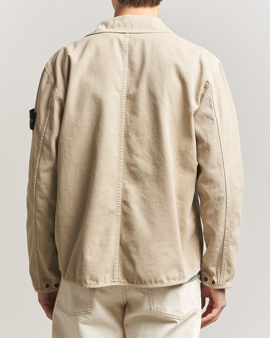 Herren | Jacken | Stone Island | Organic Panama Cotton Shirt Jacket Desert