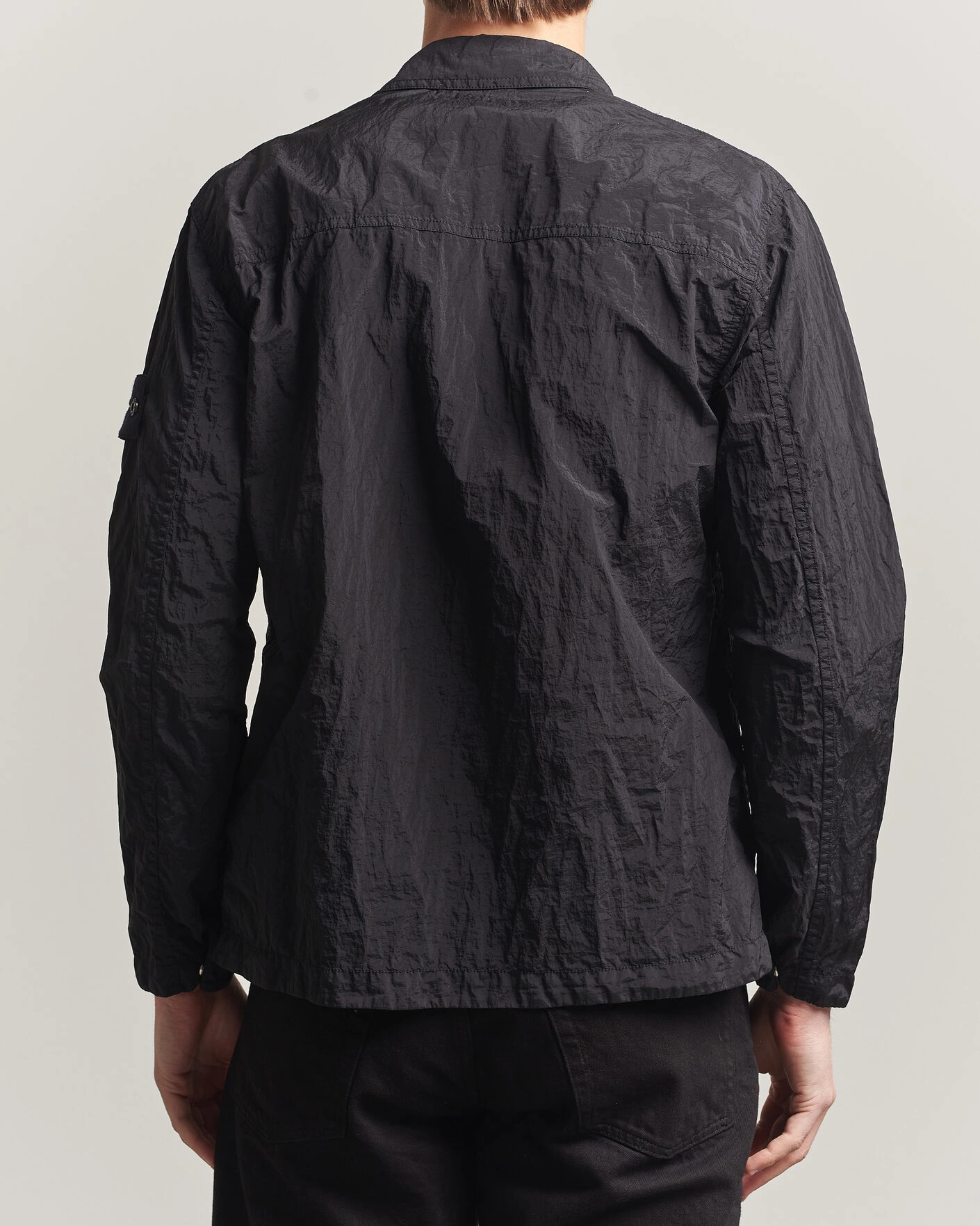 Herren | Hemden | Stone Island | Nylon Metal Zip Overshirt Black