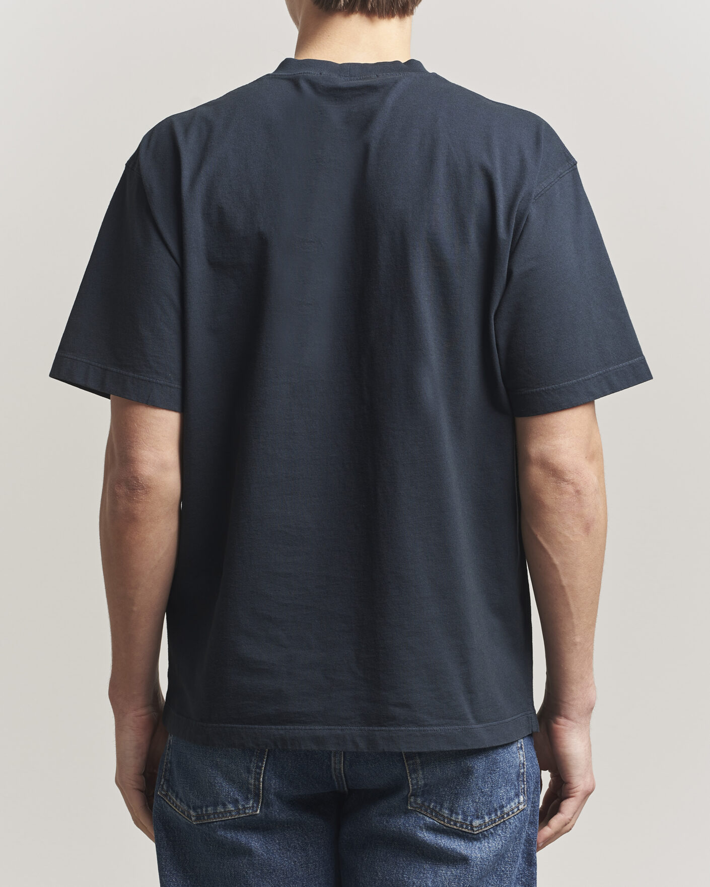 Herren | T-Shirts | Stone Island | Combed Organic Cotton T-Shirt Navy