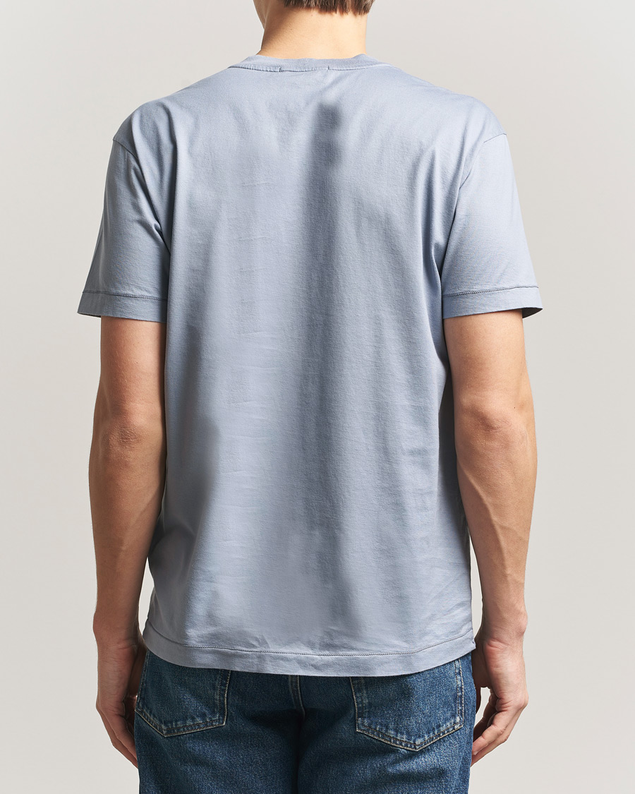 Herren | T-Shirts | Stone Island | Garment Dyed Cotton Jersey T-Shirt Dark Blue