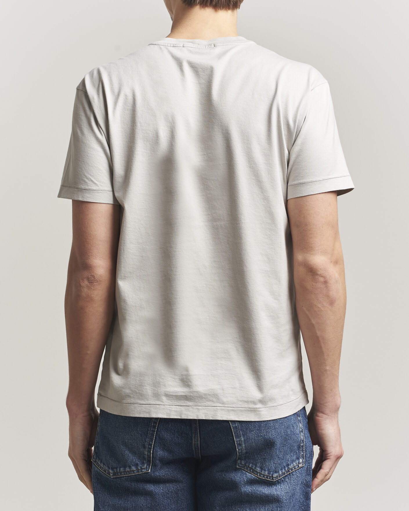 Herren | T-Shirts | Stone Island | Garment Dyed Cotton Jersey T-Shirt Pearl Grey