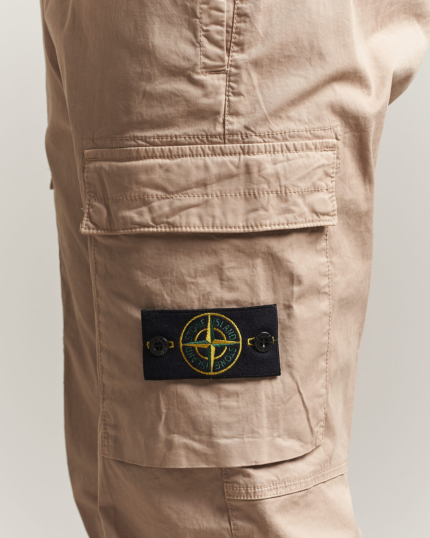 Herren | Hosen | Stone Island | Stretch Cotton Twill Cargo Trousers Desert