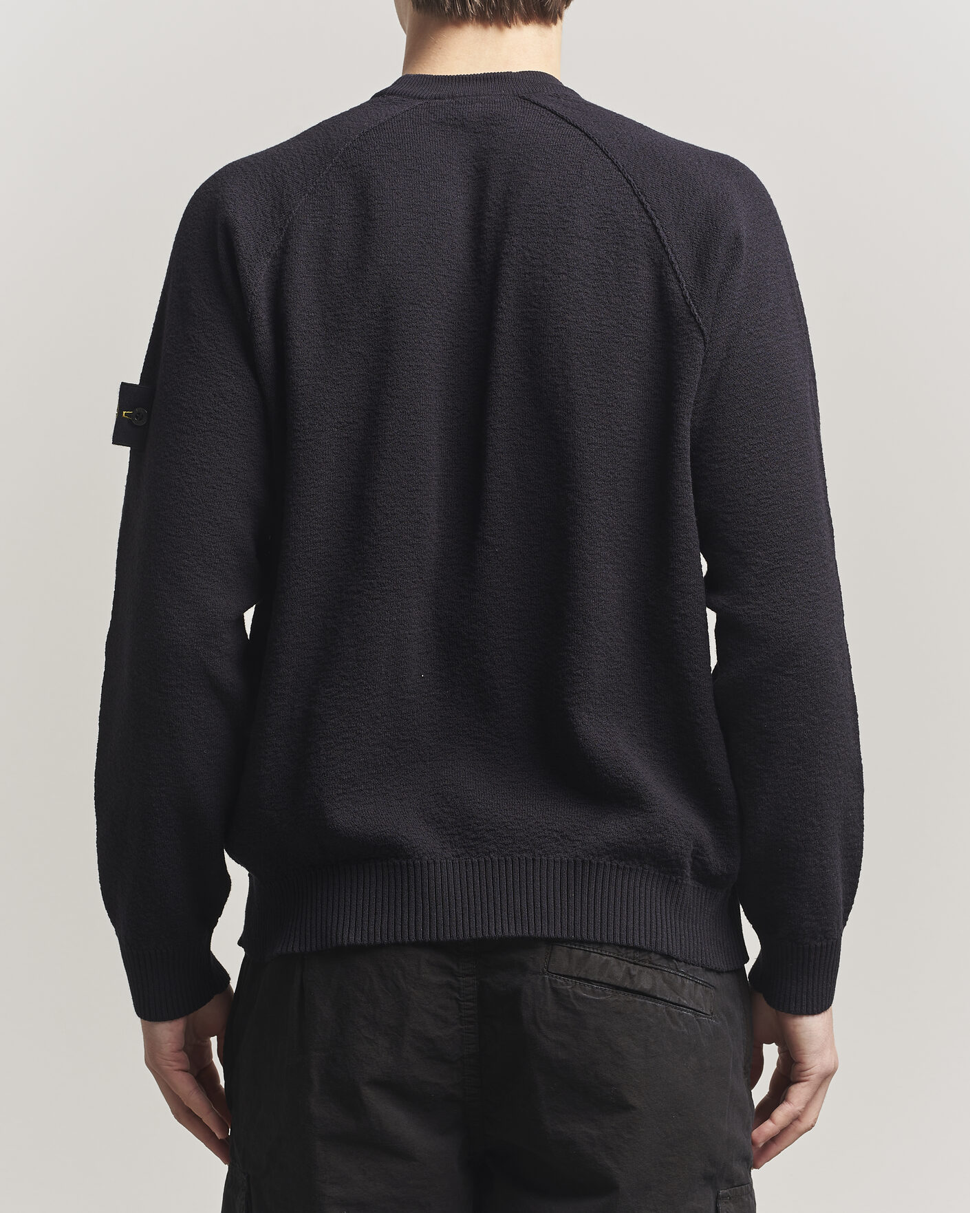 Herren | Pullover | Stone Island | Raw Hand Organic Cotton Crewneck Navy
