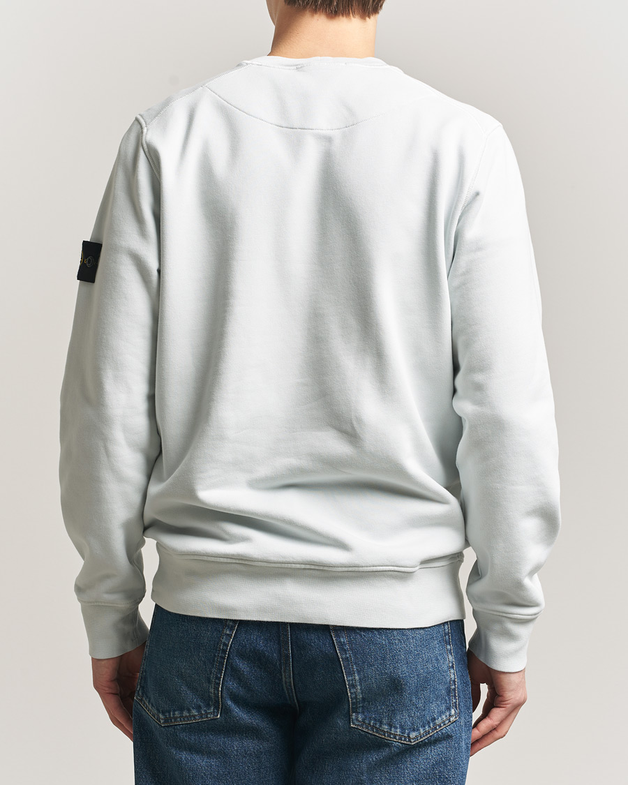Herren | Pullover | Stone Island | Garment Dyed Fleece Sweatshirt Sky Blue