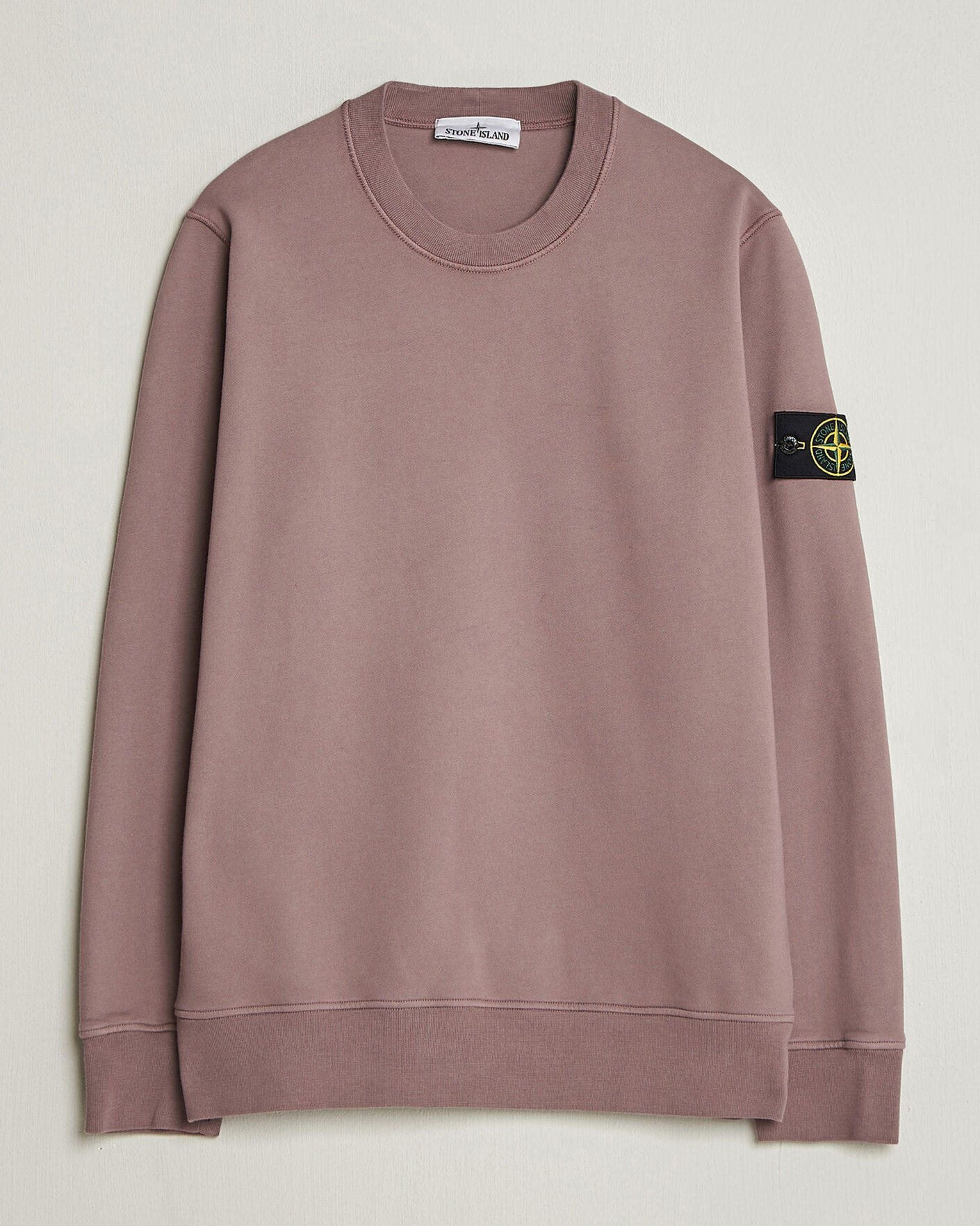 Herren | Pullover | Stone Island | Garment Dyed Fleece Sweatshirt Purple Grey