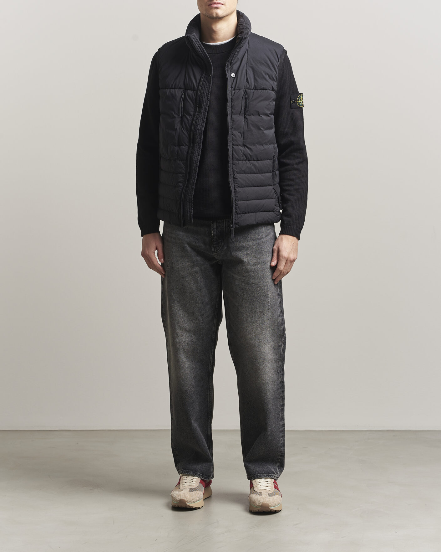 Herren | Westen | Stone Island | Nylon Down Vest Black
