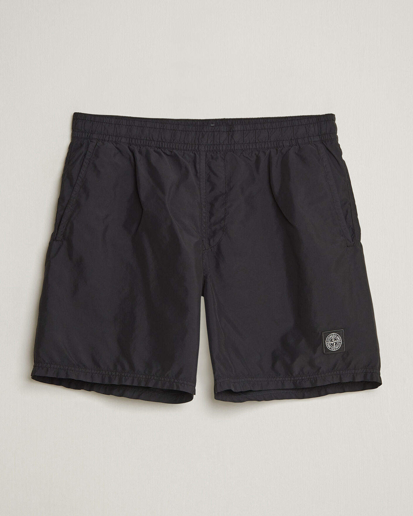 Herren | Badehosen | Stone Island | Brushed Nylon Swimshorts Black