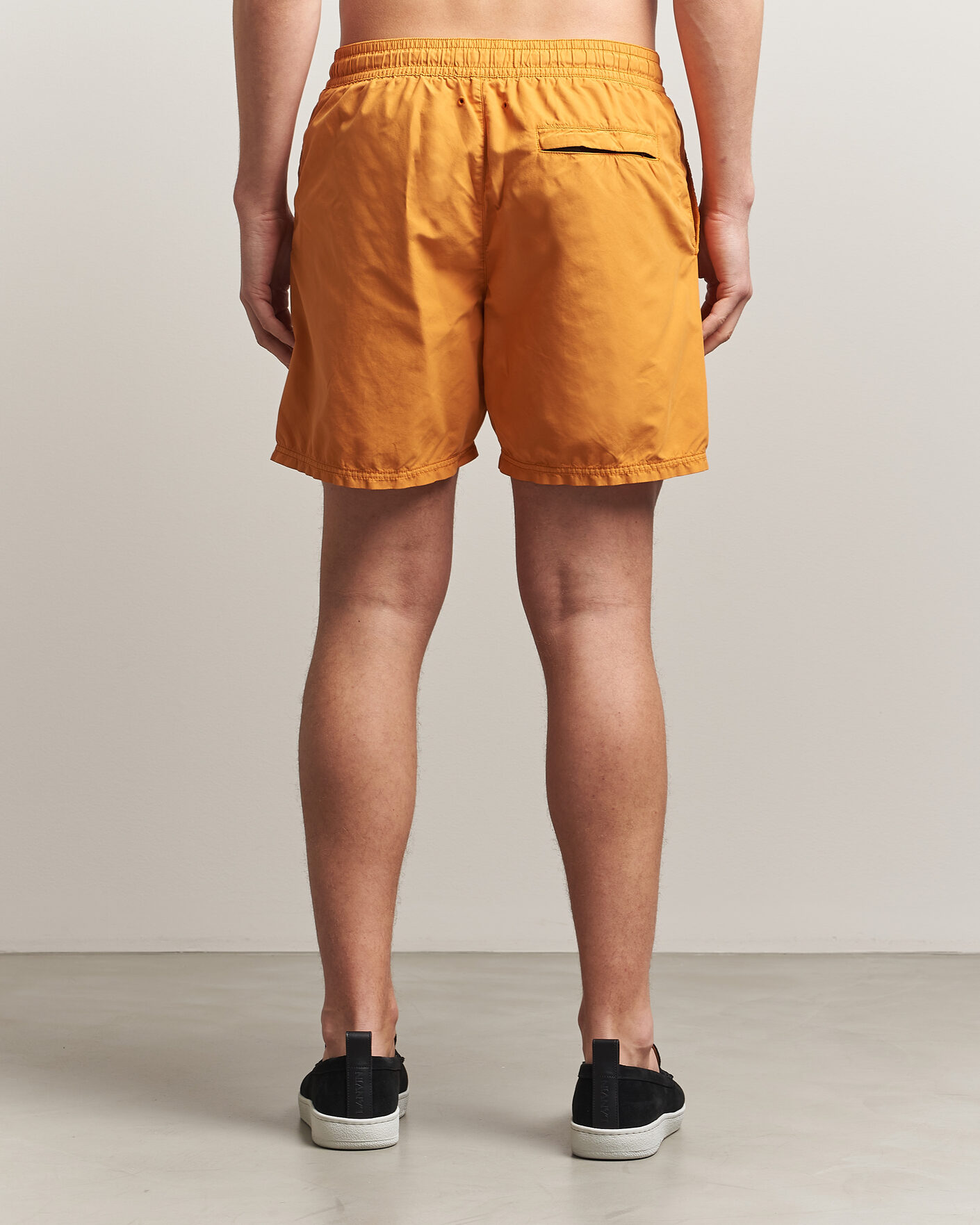 Herren | Badehosen | Stone Island | Brushed Nylon Swimshorts Tangerine