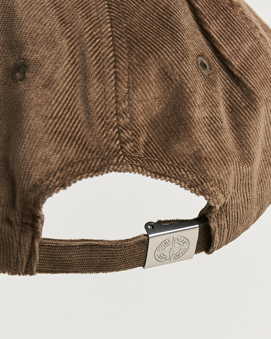 Herren | Hüte & Mützen | Stone Island | Micro Cord Cotton Cap Umber