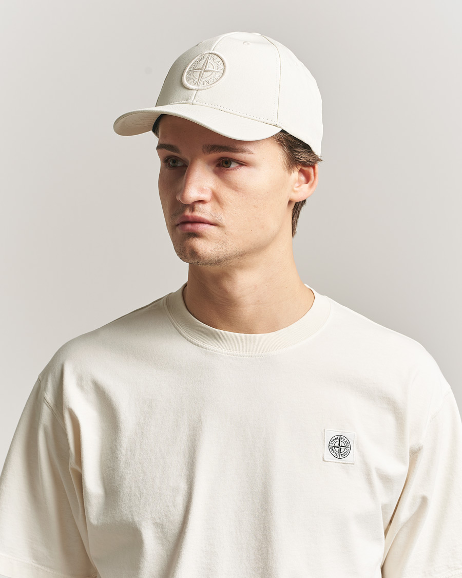 Herren | Hüte & Mützen | Stone Island | Classic Cotton Logo Cap Ivory