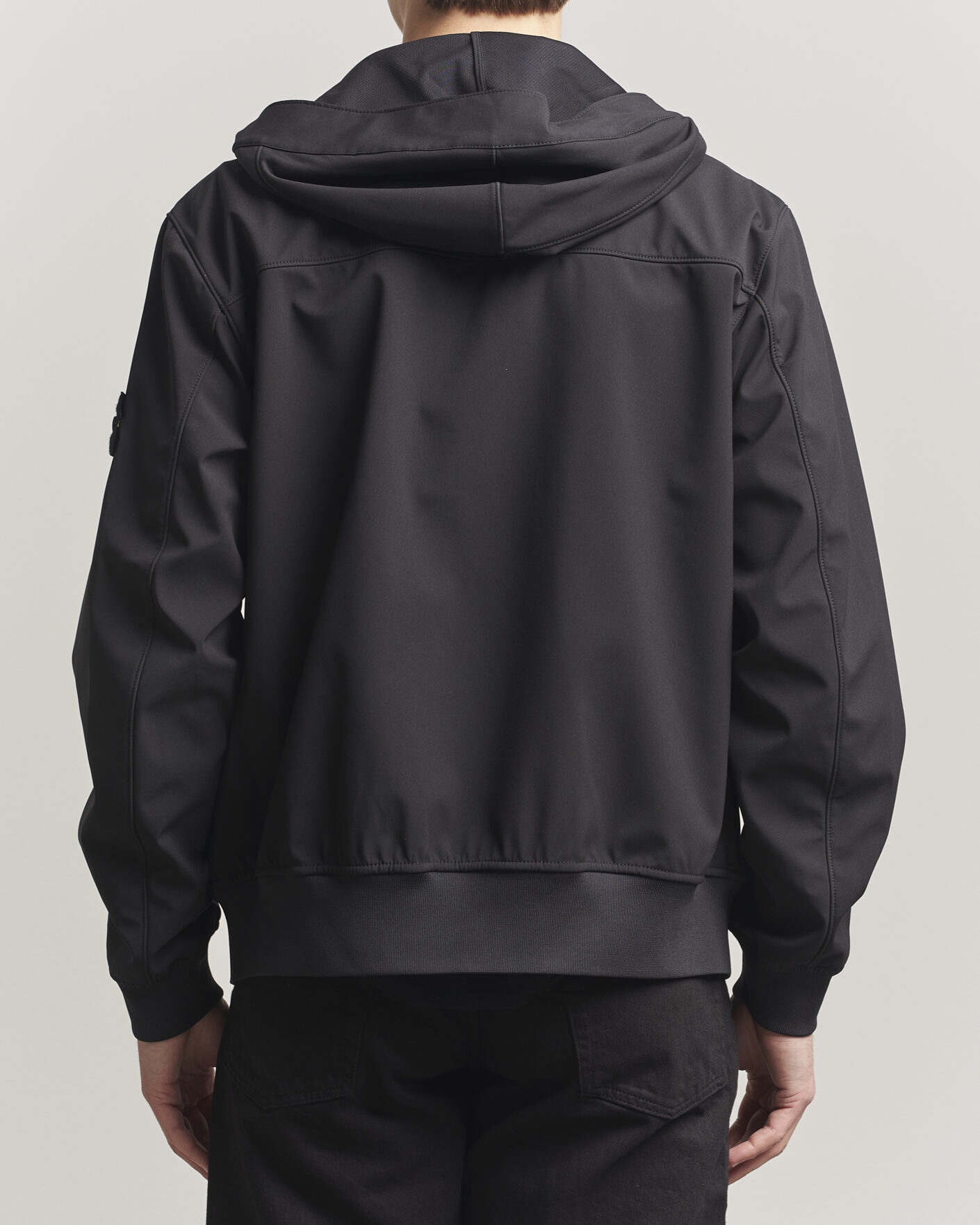 Herren | Jacken | Stone Island | Soft Shell Hooded Jacket Black