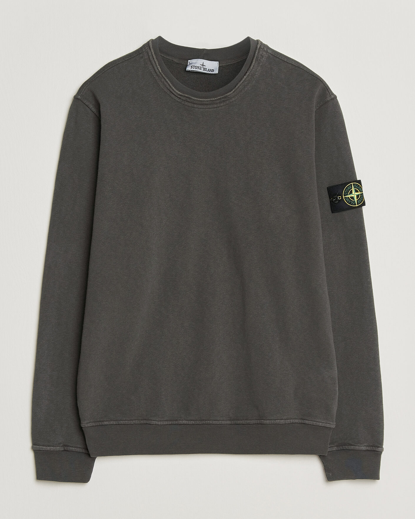 Herren | Pullover | Stone Island | Old Dyed Cotton Sweatshirt Charcoal
