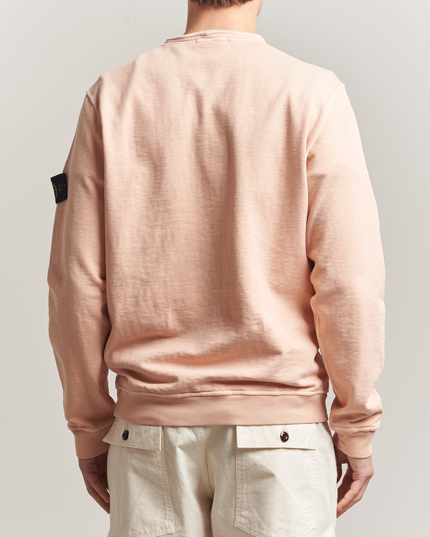 Herren | Pullover | Stone Island | Old Dyed Cotton Sweatshirt Plaster Pink
