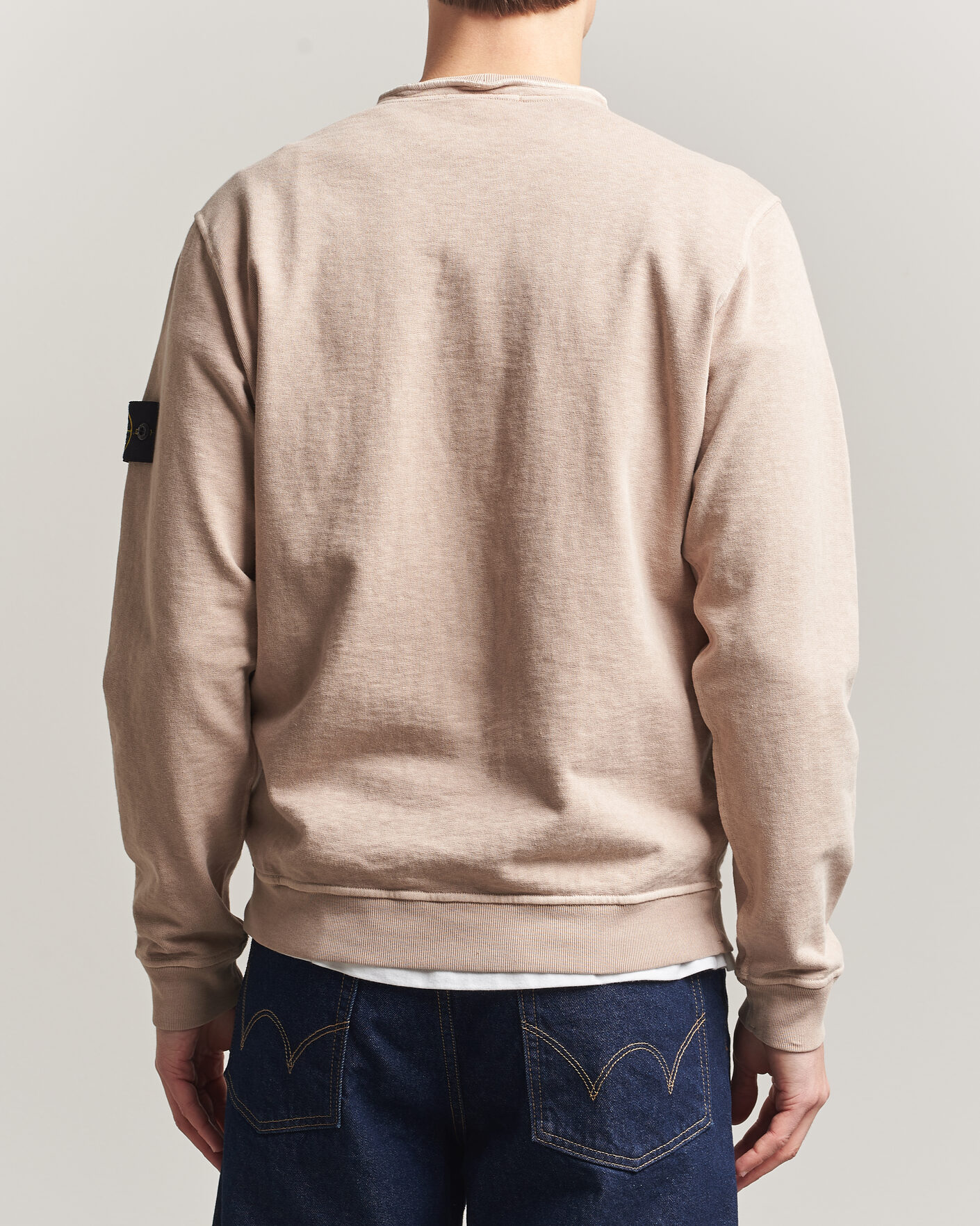 Herren | Pullover | Stone Island | Old Dyed Cotton Sweatshirt Desert