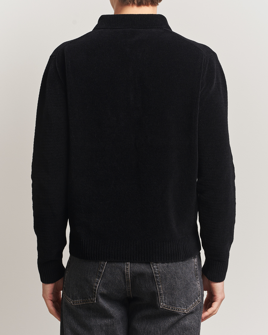 Herren | Poloshirts | Sunflower | Chenile Long Sleeve Polo Black