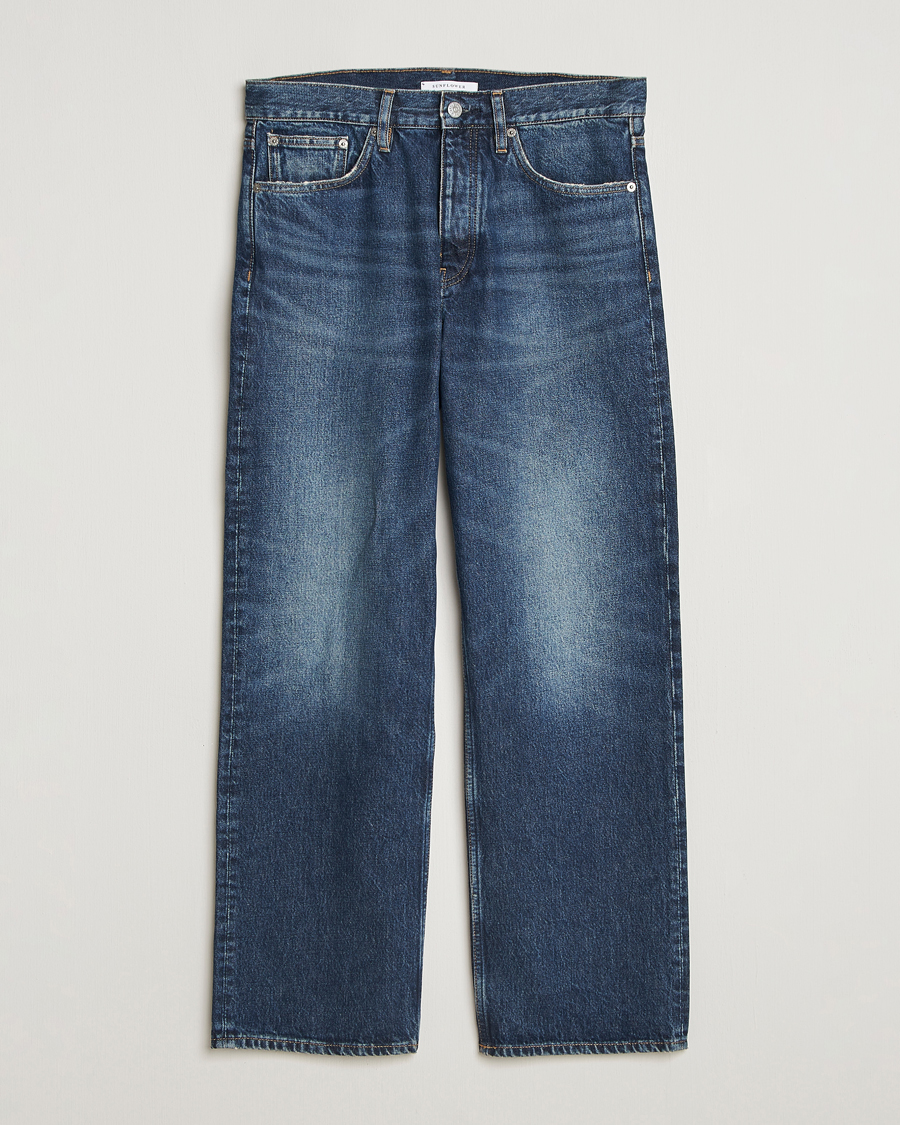 Herren | Jeans | Sunflower | Loose Jeans Dark Blue Worn