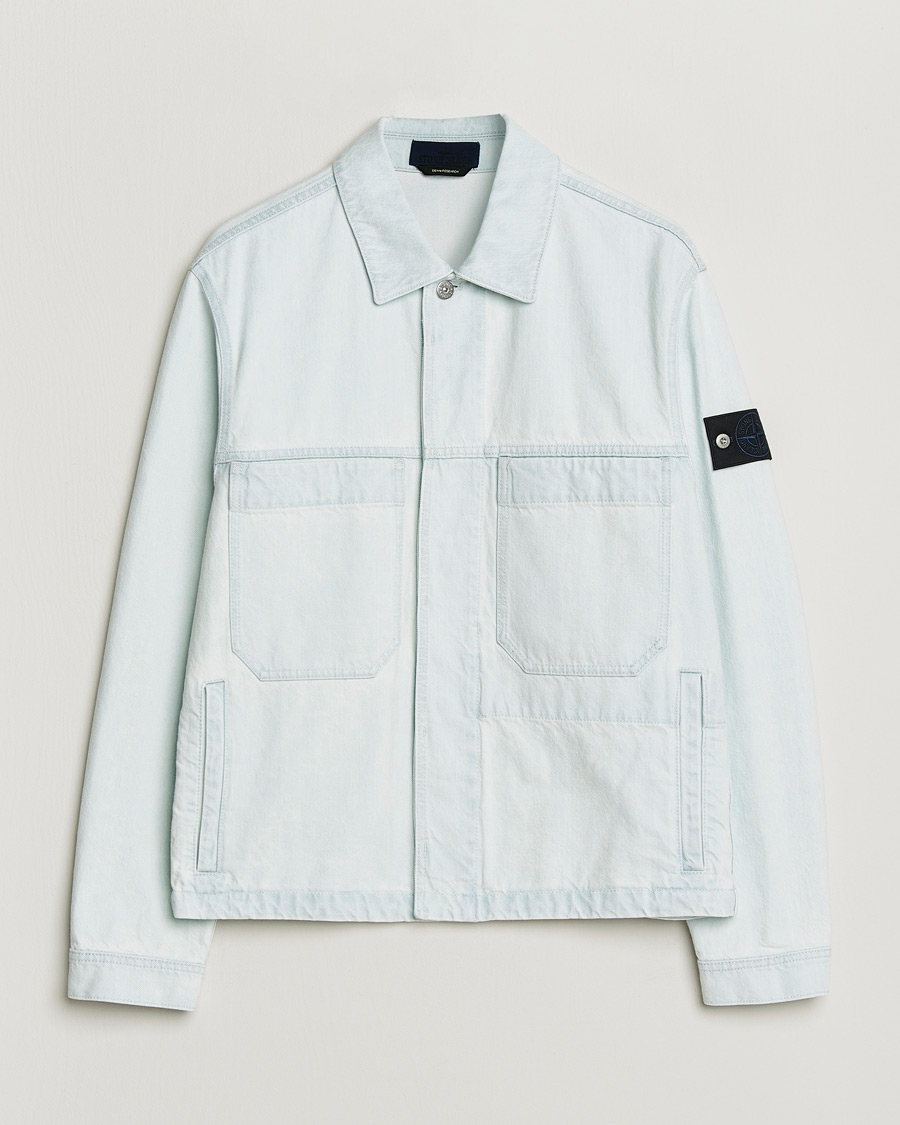 Herren | Jacken | Stone Island | Denim Jacket Ultra Bleached