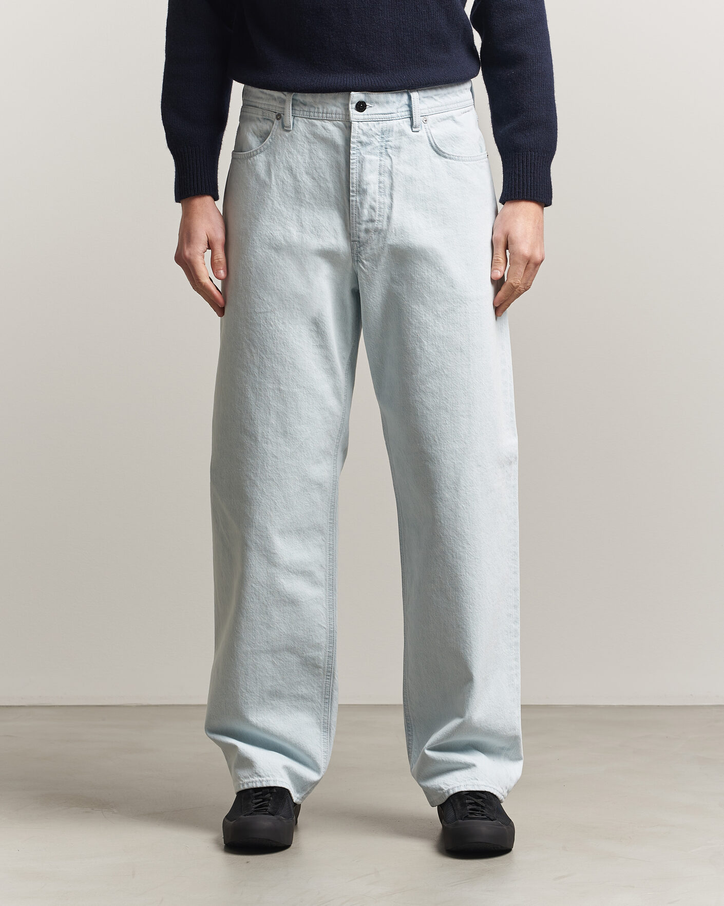 Herren | Hemden | Stone Island | Loose Fit Denim Jeans Blue Extra Bleach