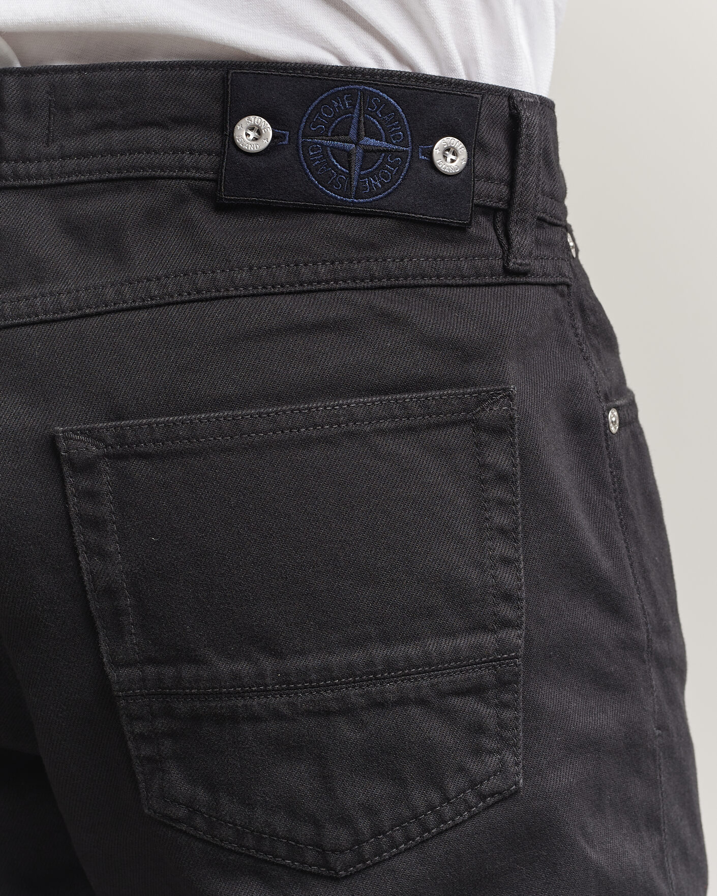 Herren | Hosen | Stone Island | Straight Fit Denim Jeans Black