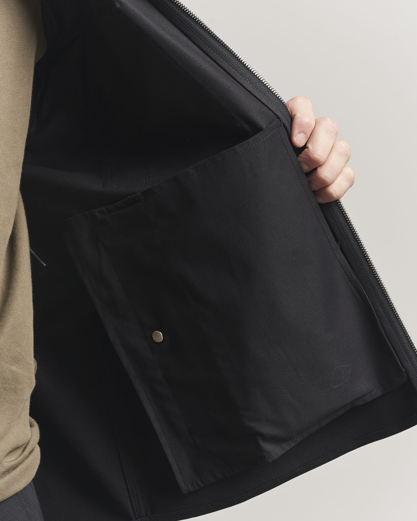 Herren | Hemden | Moncler | Zip Overshirt Black